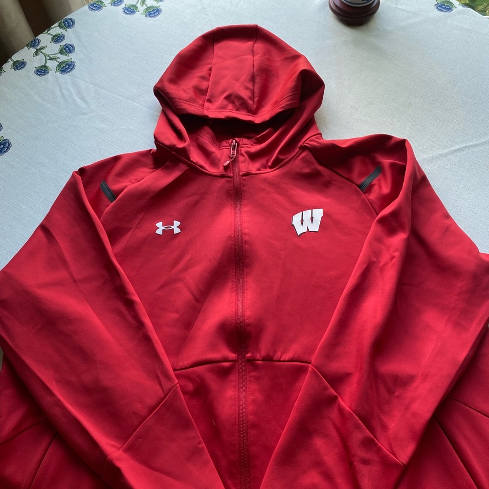 Under Armour Red Hoodie with Logo